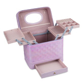 Vanity Box with Mirror Makeup Organizer for Women